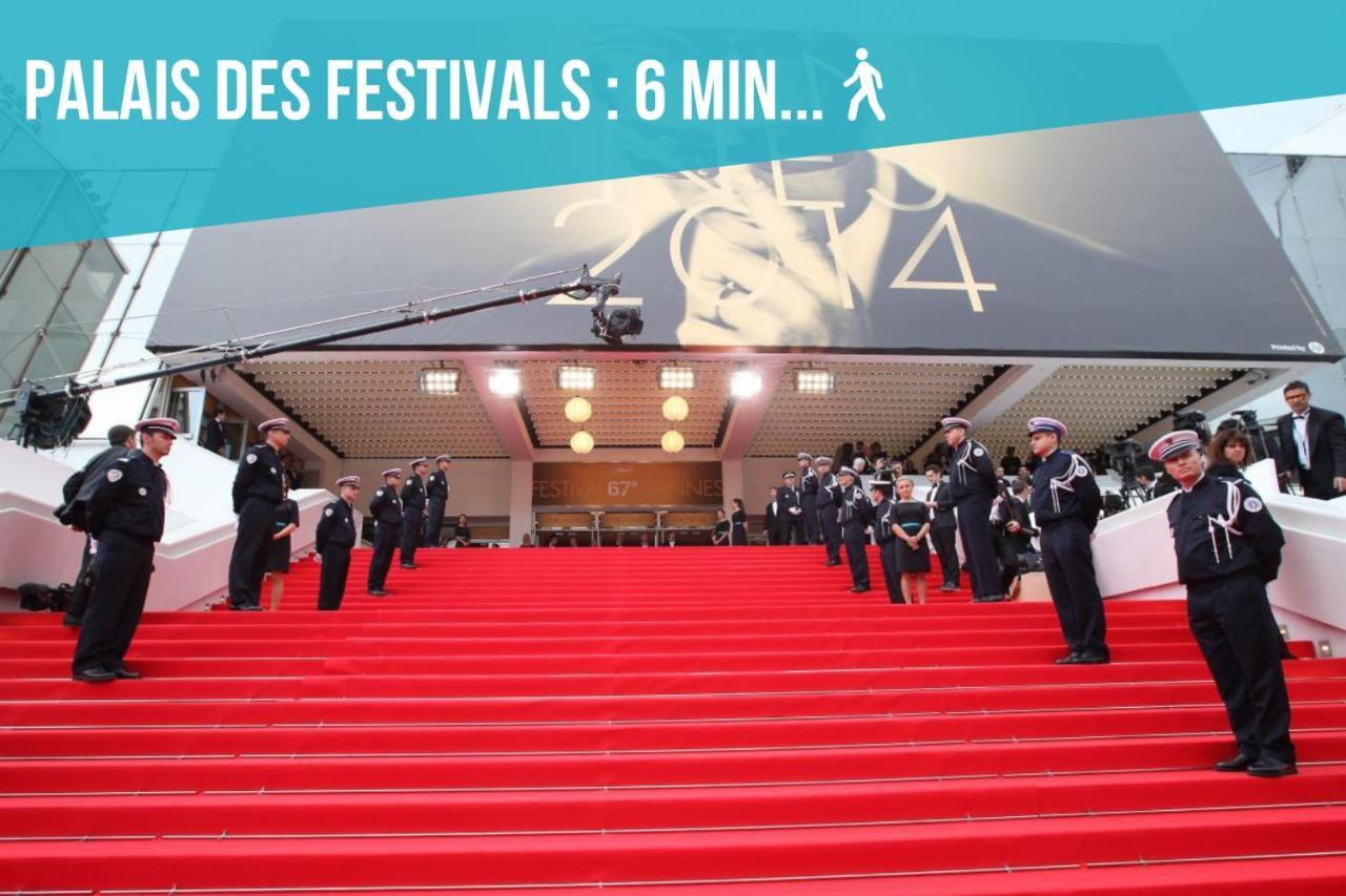 Le Forville : 400M Palais, Calme, Clim Cannes Zewnętrze zdjęcie